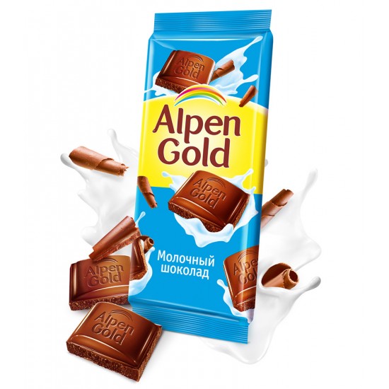 Alpen Gold Կաթնային Շոկոլադ 90գ