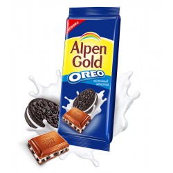Alpen Gold Կաթնային Շոկոլադ Օրեո 95գ